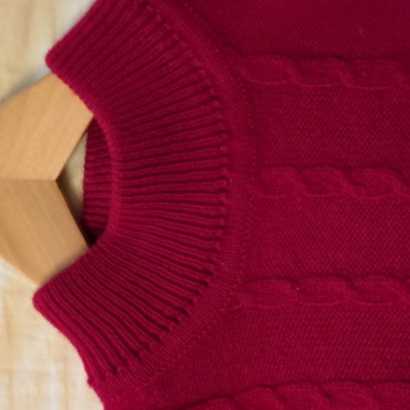 VTG Women's Knit Wool Sweater Mock Neck - Picture 4 of 6